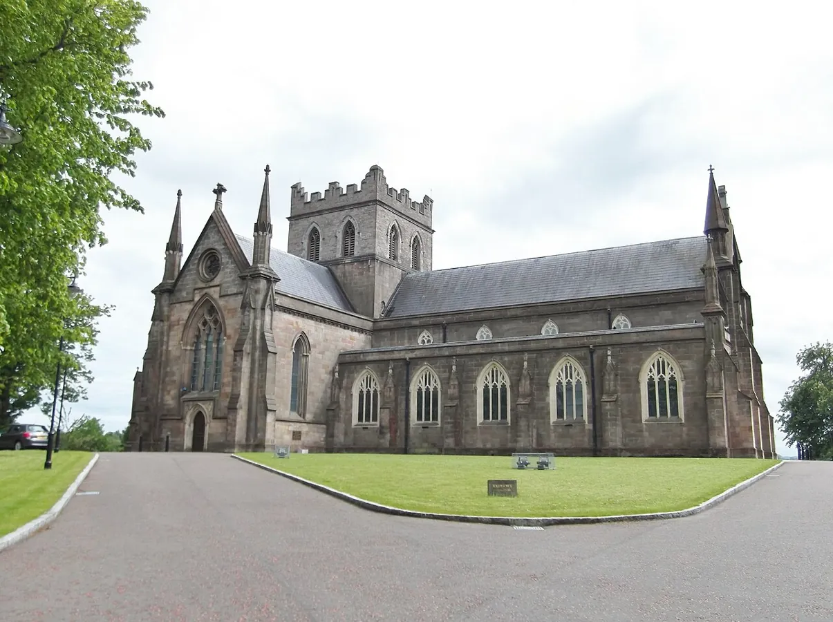 St Patrick's Church of Ireland Cathedral in Armagh, Northern Ireland.