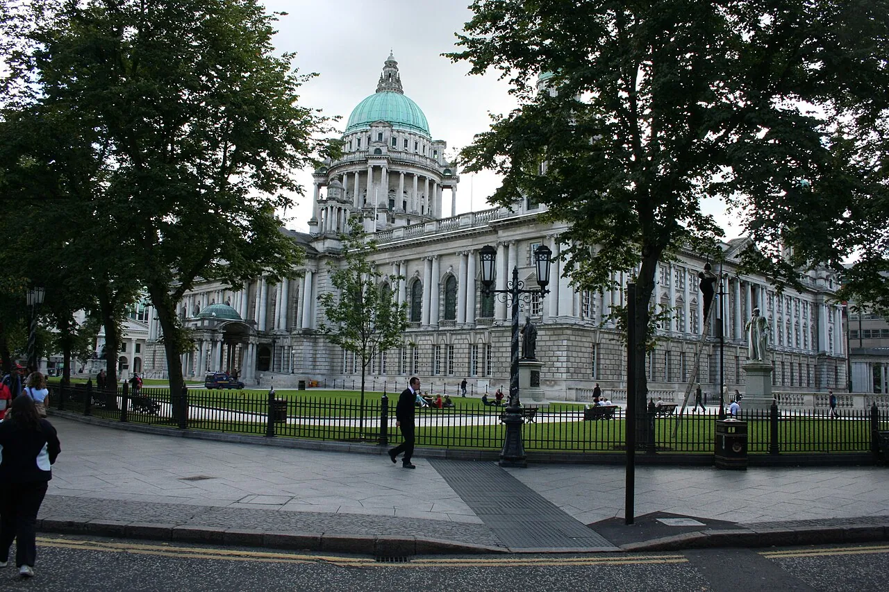 Belfast City Hall in Northern Ireland.