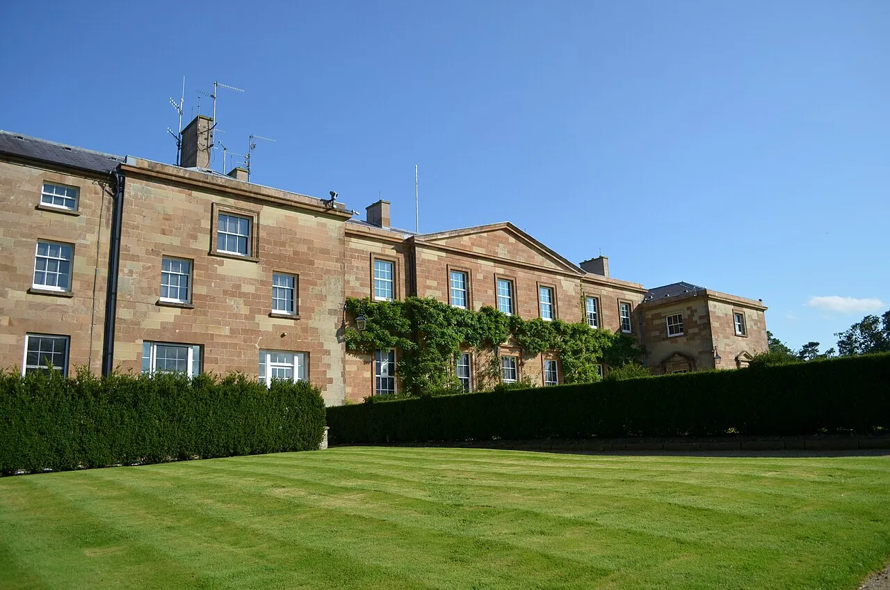 The garden-facing side of Hillsborough Castle, County Down.